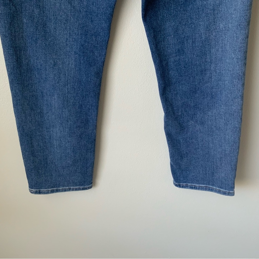 KUT FROM THE KLOTH Jeans Naomi Fab Ab Crop Straight Leg Blue Size 4 - Picture 8 of 15